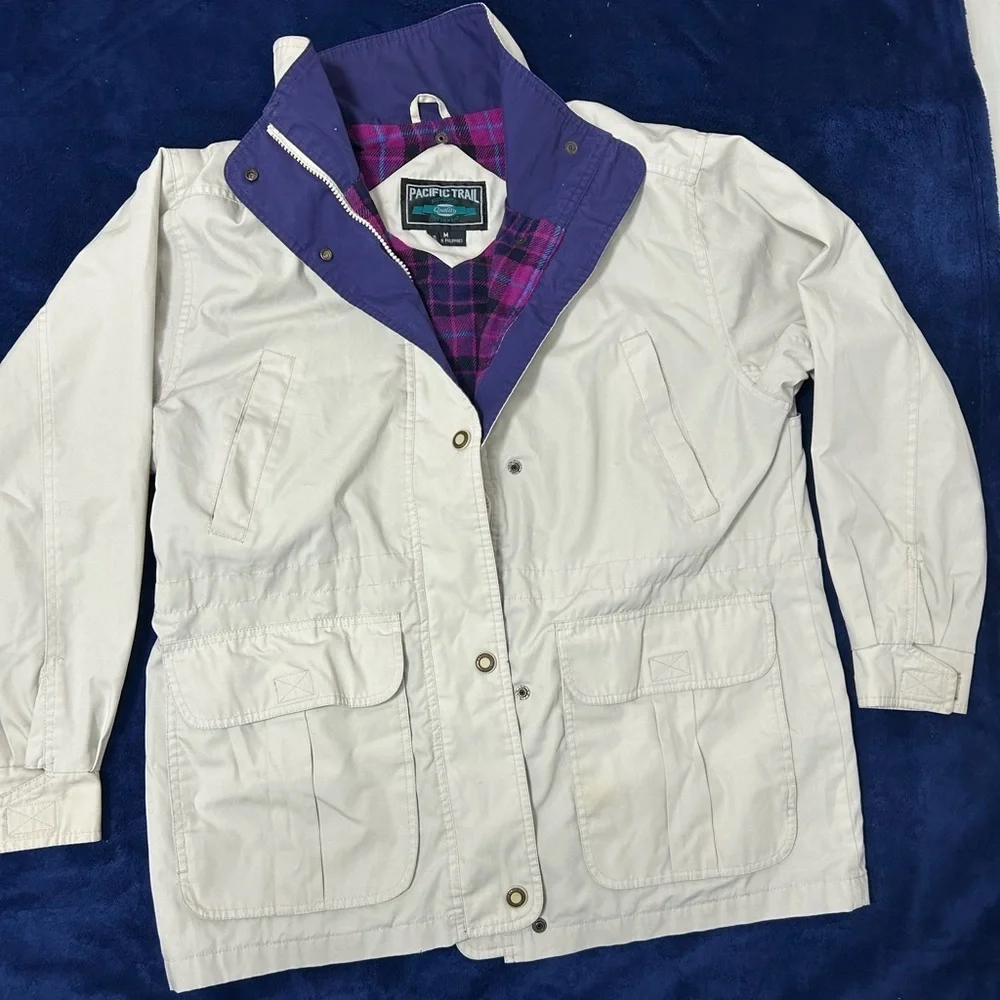 Pacific Trail Y2K Purple and Cream Jacket